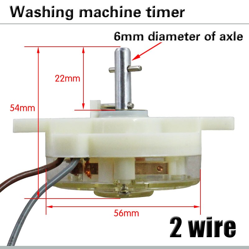 Washing machine drying time switch washing machine general 2 wire dehydration timer 5 minutes