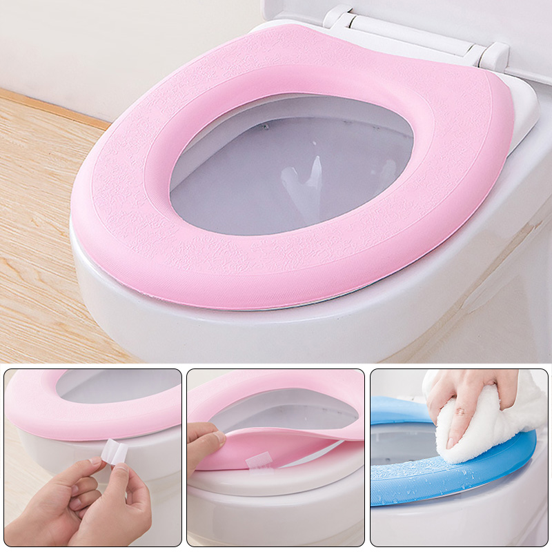 Universele Waterdichte Toilet Seat Mat Thuis Wasbare Toilet Seat Case Comfortabele Toiletbril Badkamer Accessoires