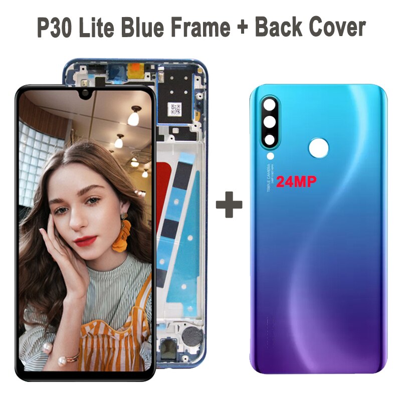 100% ha provato l'esposizione 2312*1080 per la sostituzione LCD MAR-LX1 LX2 AL01 dell'assemblea del convertitore analogico/digitale del Touch Screen di Huawei P30 Lite / Nova 4e: Standard Blue