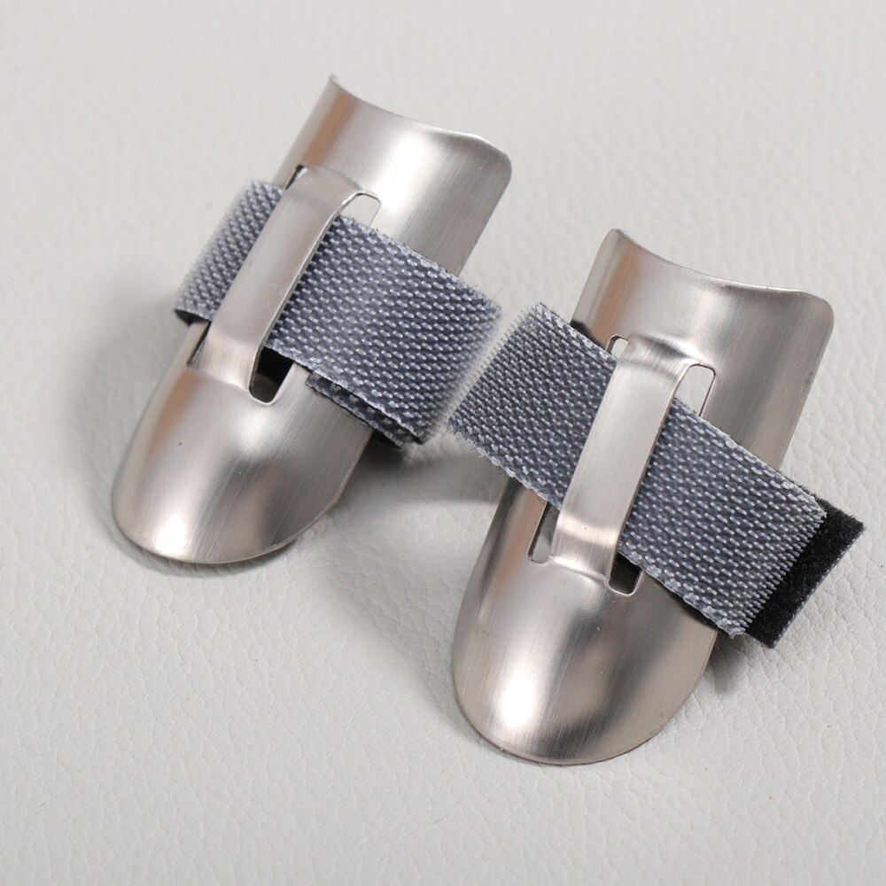 Protector de dedos de 2 piezas, práctico Protector de dedos ajustable, accesorio de cocina para pelar en cubitos