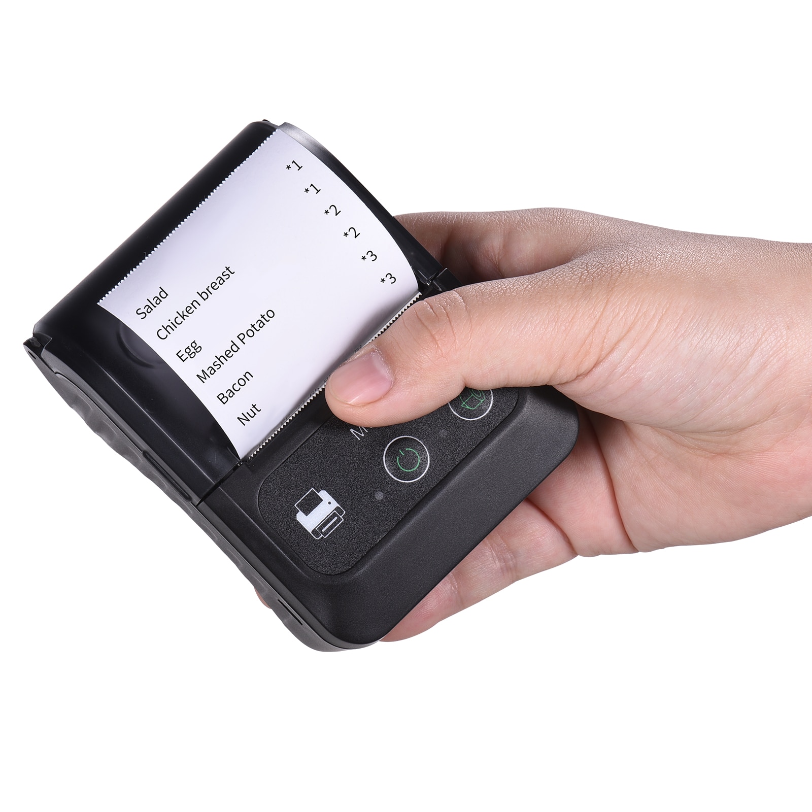 Portable Wireless BT 58mm 2 Inch Thermal Receipt Printer Mini USB Bill POS Mobile Printer Support ESC/POS Print Command