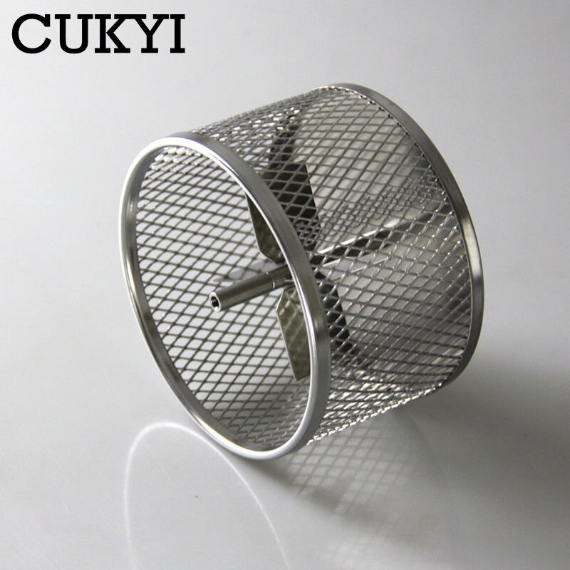 CUKYI Cranked Baked Beans Machine Coffee Bean Roaster Small Stainless Steel Rollers Baking Machine