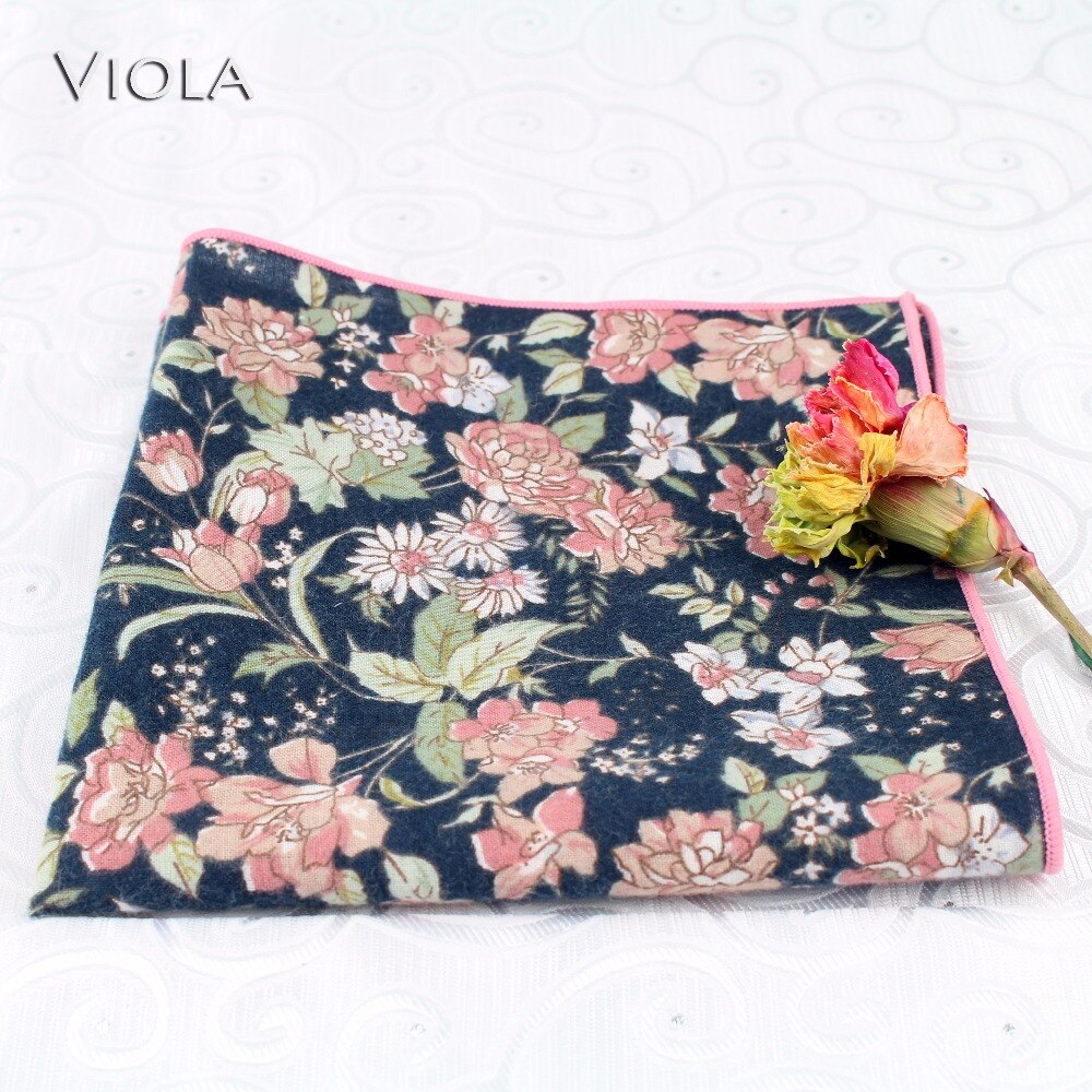 27cm schick Blumen- Gedruckt rege Weiche Taschentuch 100% Baumwolle Frauen &Ampere; Männer Taschentuch Hochzeit Tasche Platz Erwachsenen Zubehör