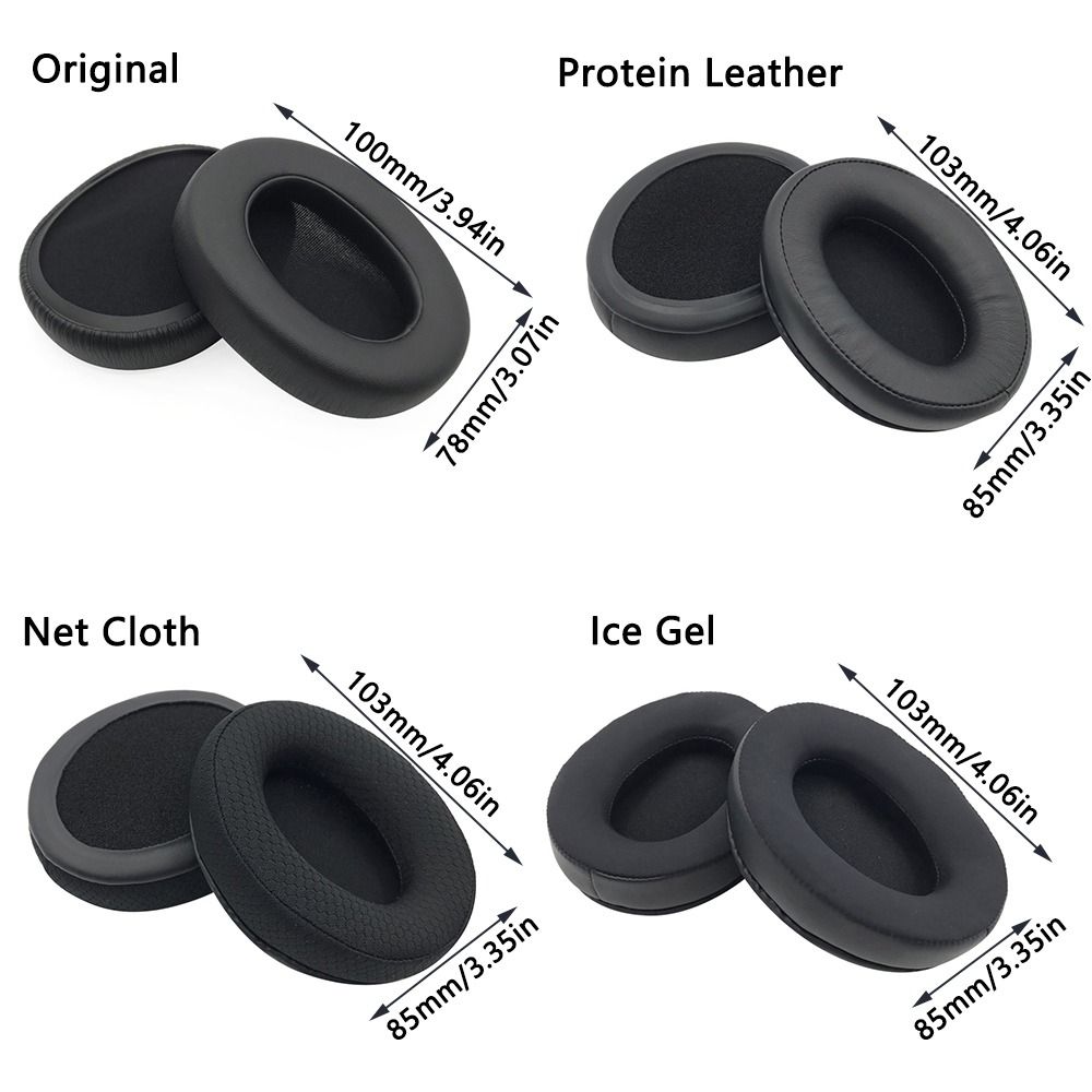 1 Paar Vervangende Oorkussentjes Zacht Traagschuim Kussen Voor Akg K361 K371 Hoofdtelefoon Oorkussenhoes Headset Ruisonderdrukking