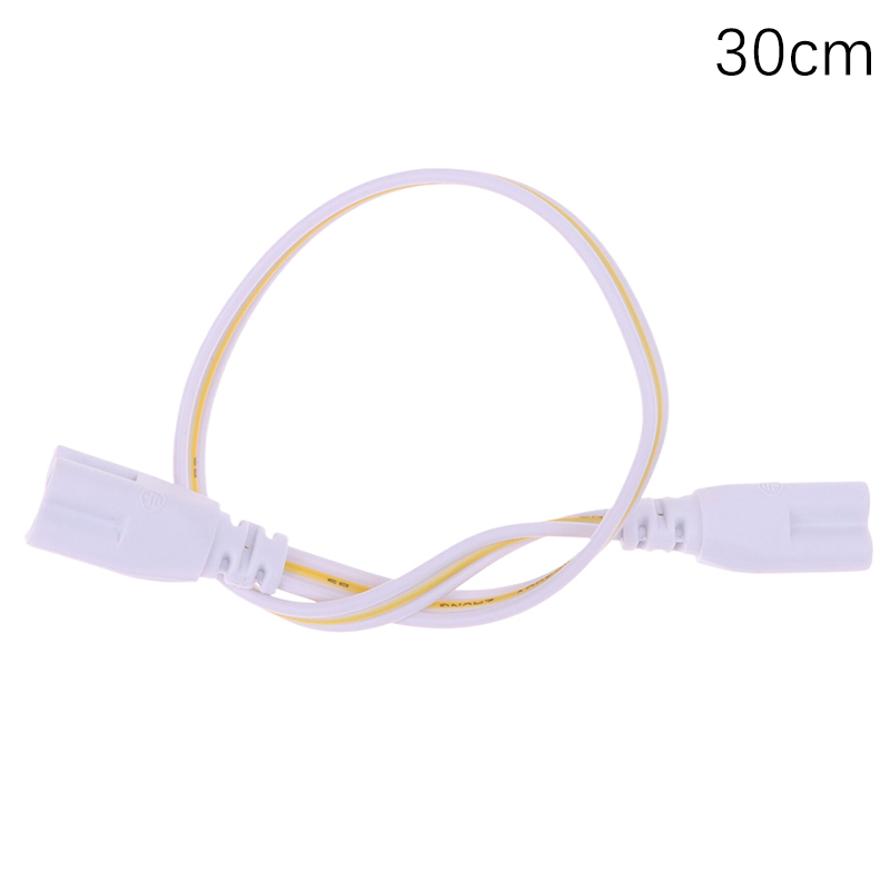 Câble de connecteur de tube LED flexible à double extrémité, 3 broches, T4 T5 T8, rallonge pour ampoule à tube LED intégré, 5 pièces: Argent