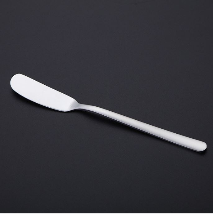 Roestvrijstalen Mes Boter Cutter Schraper Gebruiksvoorwerp Jam Spreader Spatel Ontbijt Tool Fondue Kaas Rasp Snijmachine: Zilver