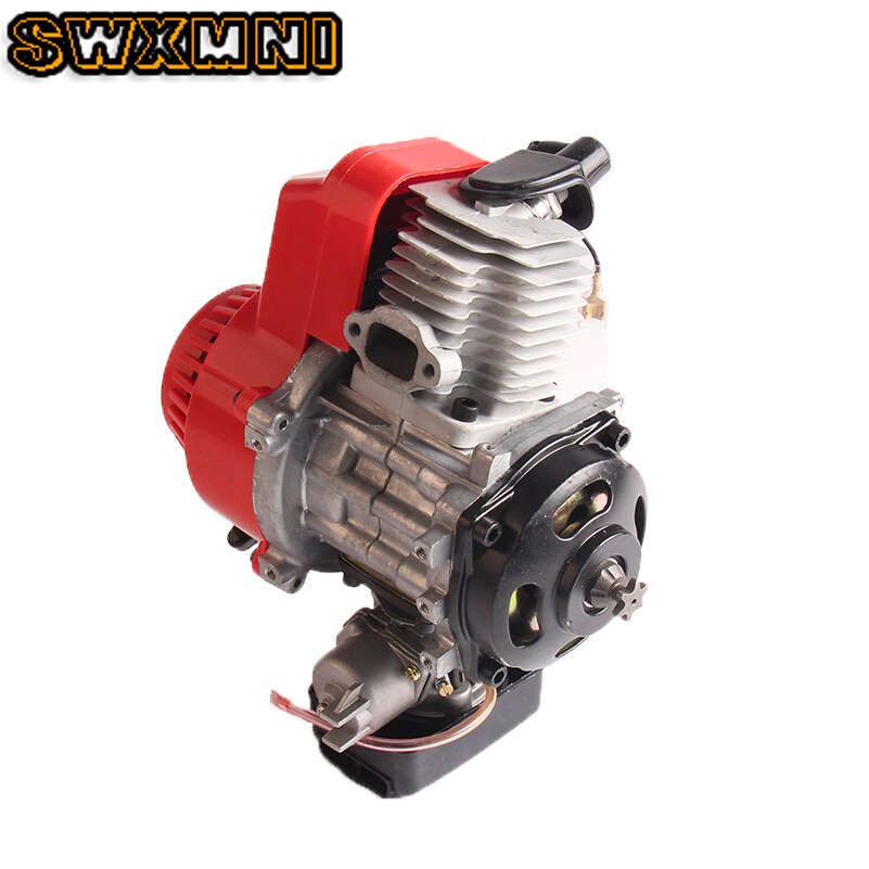 Motorcycle 47cc 49cc 2 Stroke Pull Start Engine Motor For 2 Stroke Mini Go Kart Dirt Bike Petrol Scooter ATV Pocket Bike Motor