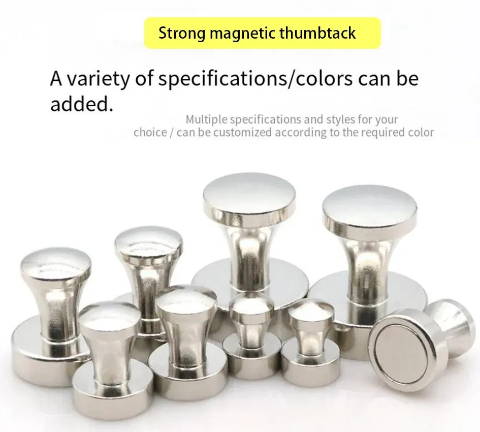Magneti da frigorifero N45 Puntine magnetiche Puntine magnetiche al neodimio Puntine da disegno magnetiche Ventosa per lavagna Frigo Cucina