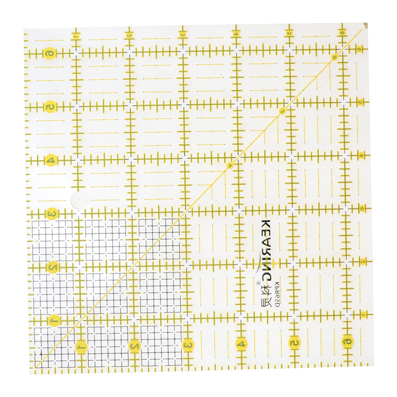 KEARING Square Ruler 6 Inch Patchwork Ruler Plasti... – Grandado