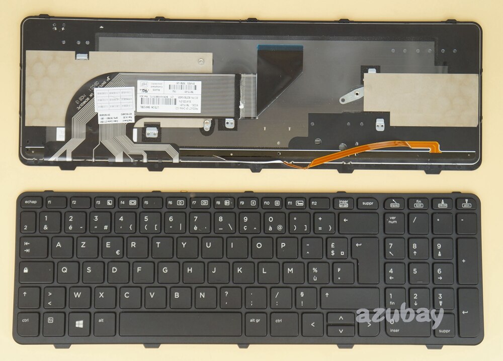 Russische Deutsch Französisch Schwedisch Finnische Hebräisch Koreanische Taiwan Türkische Bulgarische Tastatur für HP Probook 650 G1, 655 G1, hinterleuchtet