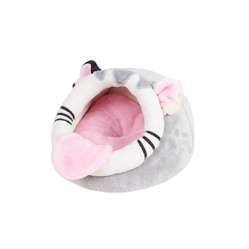 Cage de maison en forme de Hamster pour chien et chat, lit de couchage pour l'hiver, petit chiot, chaton, Chinchillas, écureuil, nid en flanelle douce