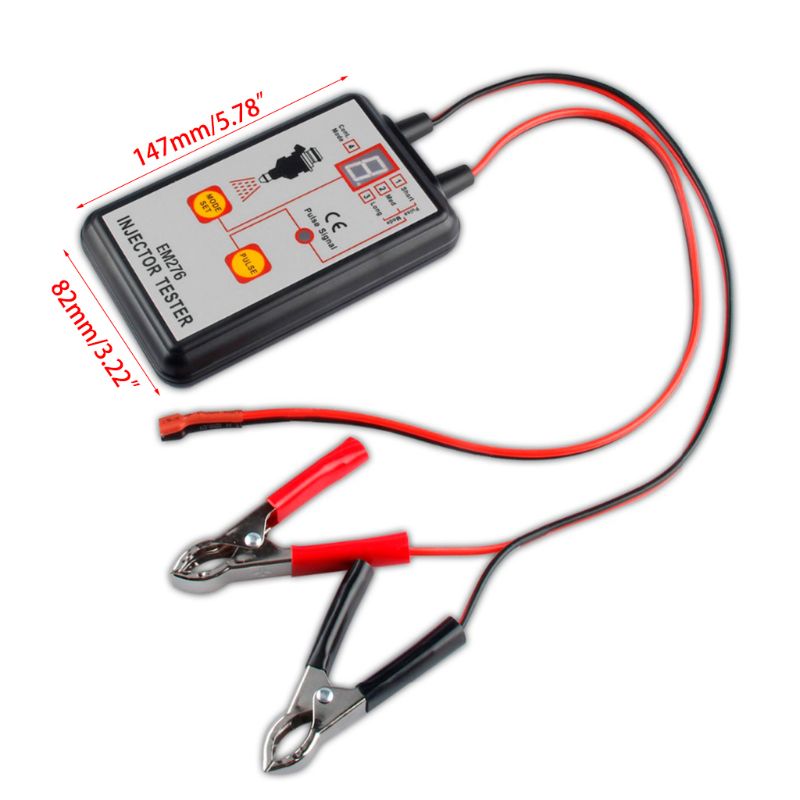 Injector Tester EM276 Fuel System Scan Tool Injector Analyzer With 4 Pulse Modes G6KC