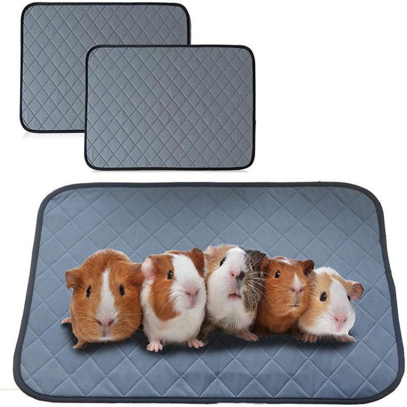 Kaninchen-Meerschweinchen-KäFeige-Einlage, kleine Haustierartikel, wasserdichte, rutschfeste Bettwäsche, matt, sehr saugfähige Pinkelunterlage für Hamster-Zubehör