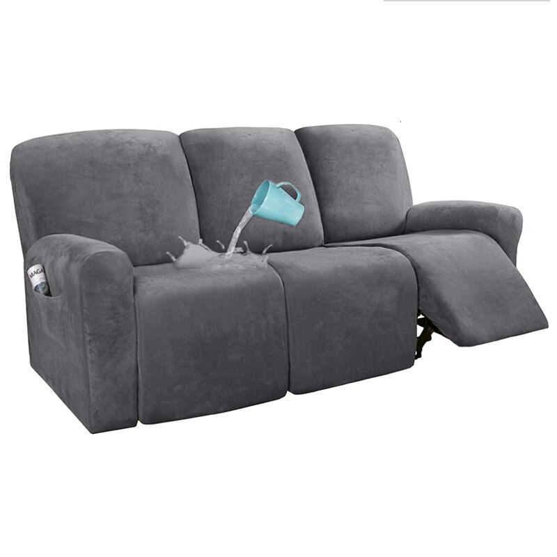 Suede Recliner Sofa Cover All-inclusive Massage Deck Lazy Boy Chair Covers Lounge Single Seat Couch Slipcover Armchair Cover