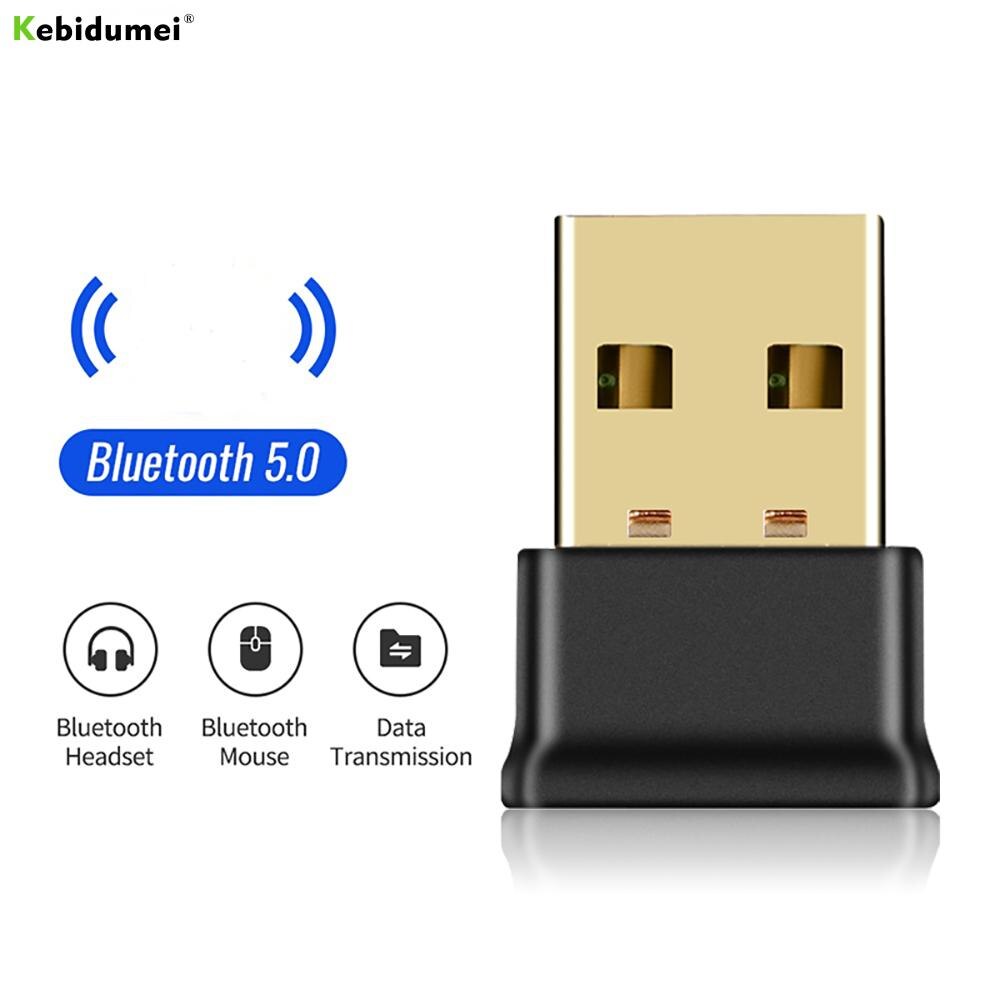 Kebidumei USB Bluetooth Adapter Realtek 8761 Bluetooth 5.0 Dongle For Computer PC Speaker Mouse Music Audio Receiver Adapter