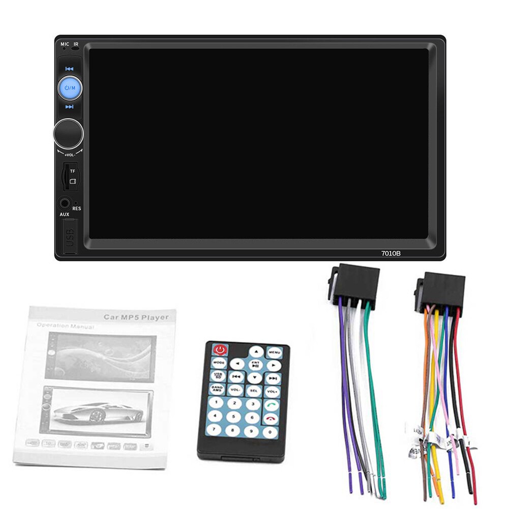 7010B 2DIN Car Radio Bluetooth 7 Inch HD Stereo Reversing Image USB MP5 Player multimidia mp5 car player