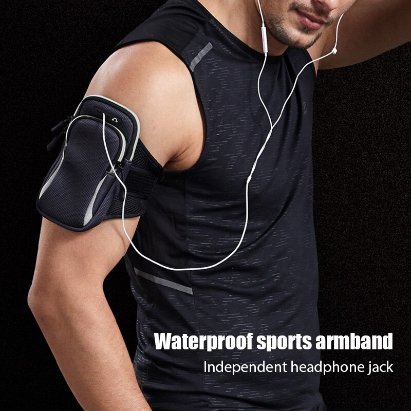 6Inch Outdoor Sport Telefoon Houder Armband Case Voor Samsung Gym Running Phone Bag Arm Band Case Voor Iphone 12 pro Max 11X7 +