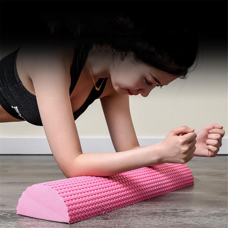 30-45 Cm Half Ronde Eva Massage Foam Roller Yoga Pilates Fitness Apparatuur Balance Pad Yoga Blokken Met Massage floating Point