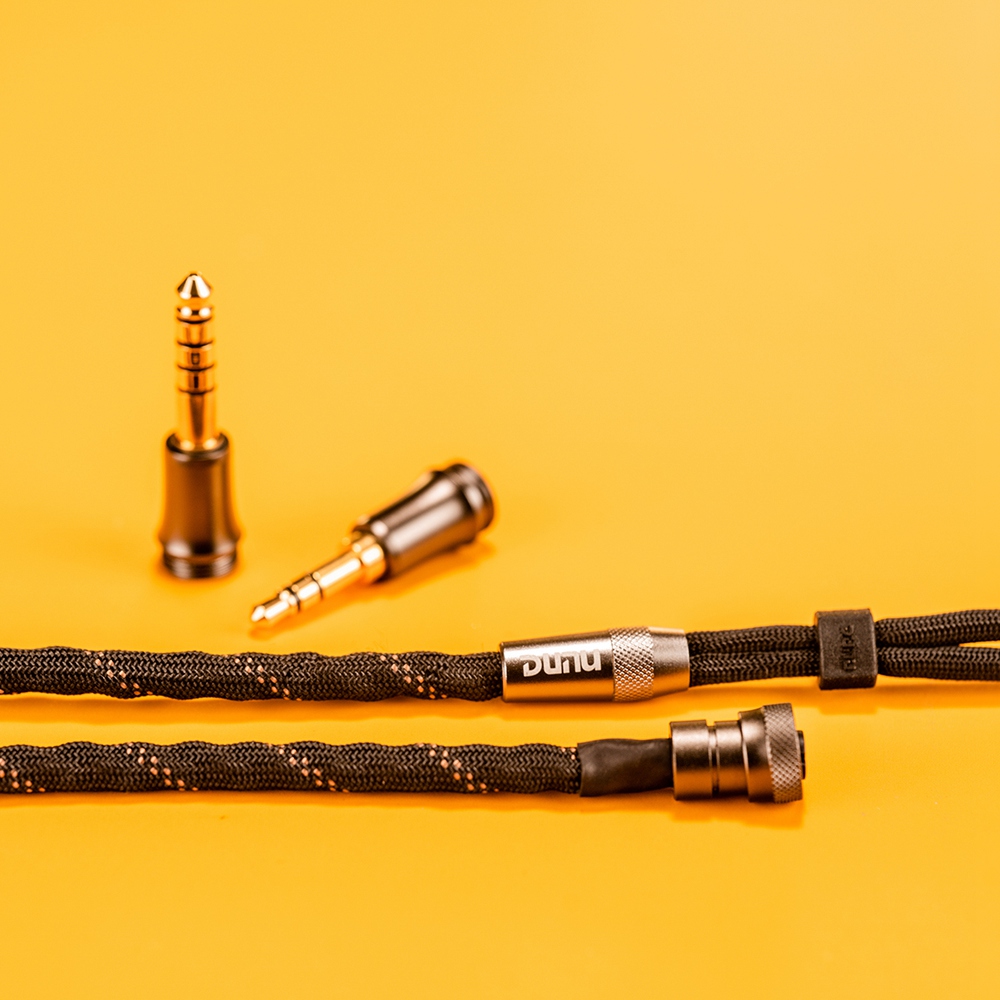 DUNU Lyre Mini Cabo de fone de ouvido OCC de alta pureza de 240 fios com Q-Lock Mini para Dunu Davinci