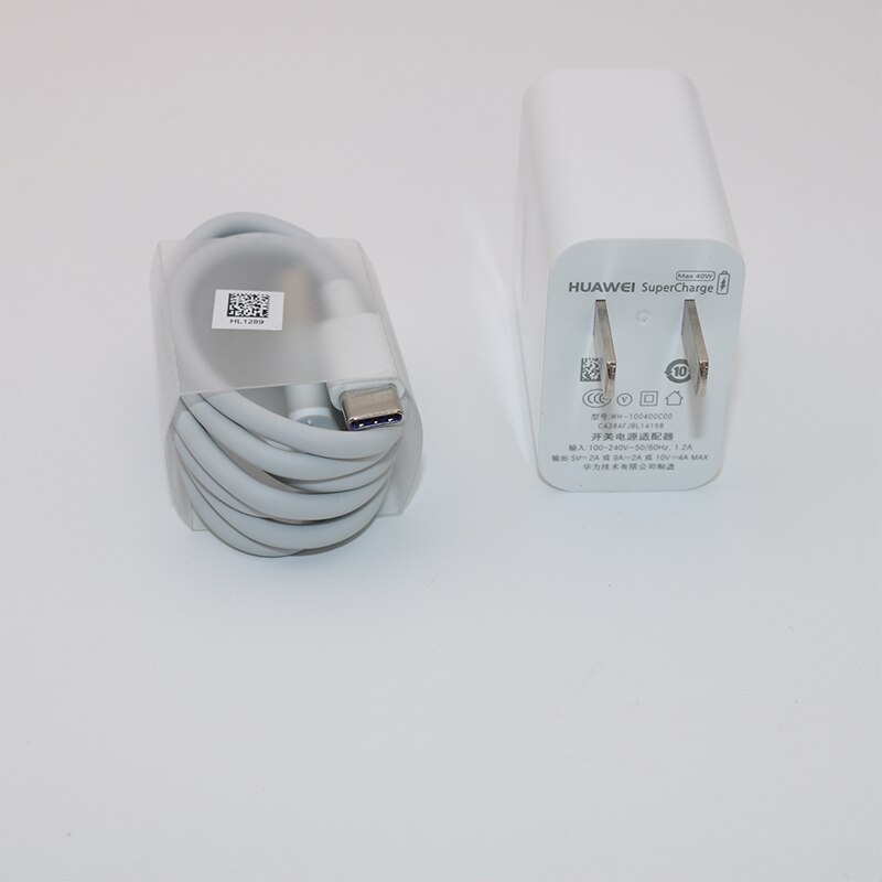 Ładowarka Huawei 40W oryginalna ładowarka 10V4A ładowarka amerykańska 5A kabel USB typu c dla nova 5 5t 5 zawodowiec kumpel 30 zawodowiec p20 p30 zawodowiec: US ładowarka Add kabel