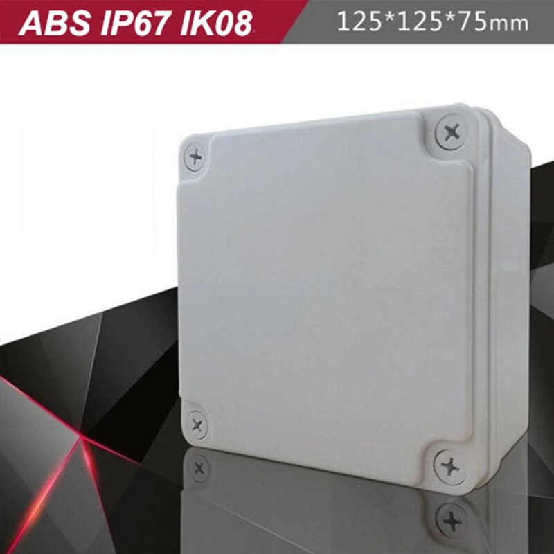 ABS shell small outdoor cable IP67 plastic waterproof junction box electronics enclosure: Blue