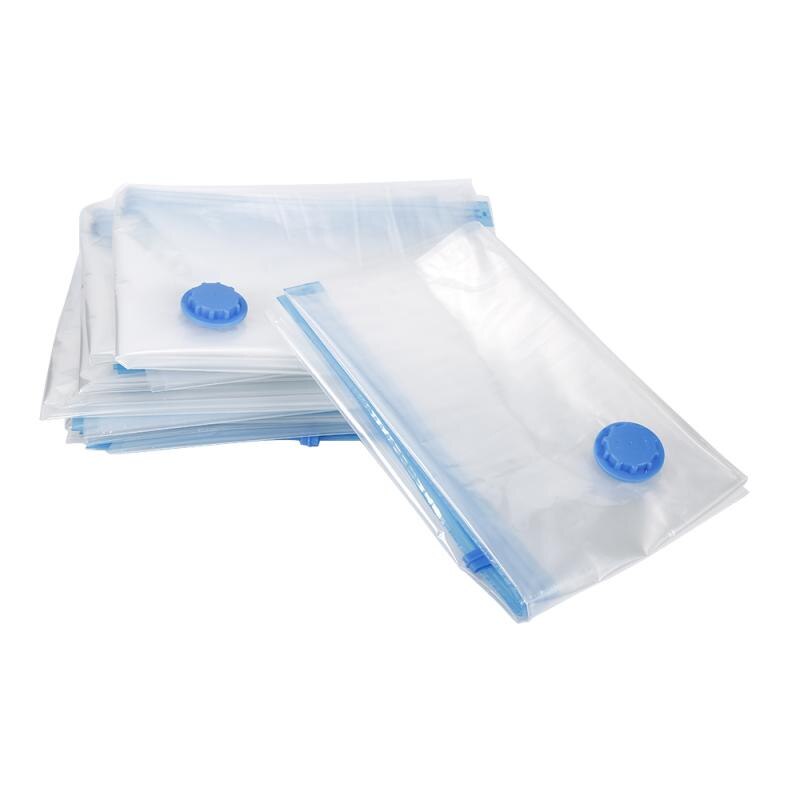 Sac de rangement sous vide pratique, sac de rangement pour vêtements transparents à domicile, sacs de voyage compressés pour gagner de l'espace HWC,
