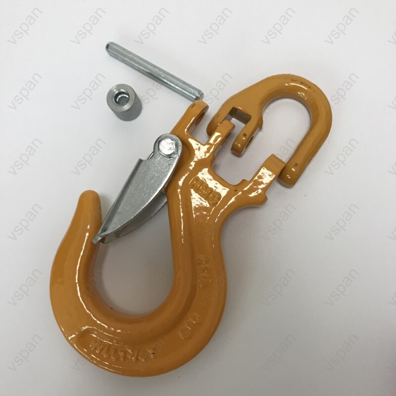 in Acciaio forgiato Grado 80 metà-collegamento Chiusura di Sicurezza Cerniera Verricello Cavo Gancio Girevole verricello Gancio per jeep attaccabrighe Camion spento-strada di Recupero