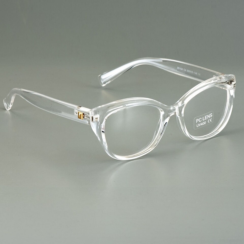 Pixcico 45675 Kat Bril Frames Mannen Vrouwen Optische Mode: C4 clear clear