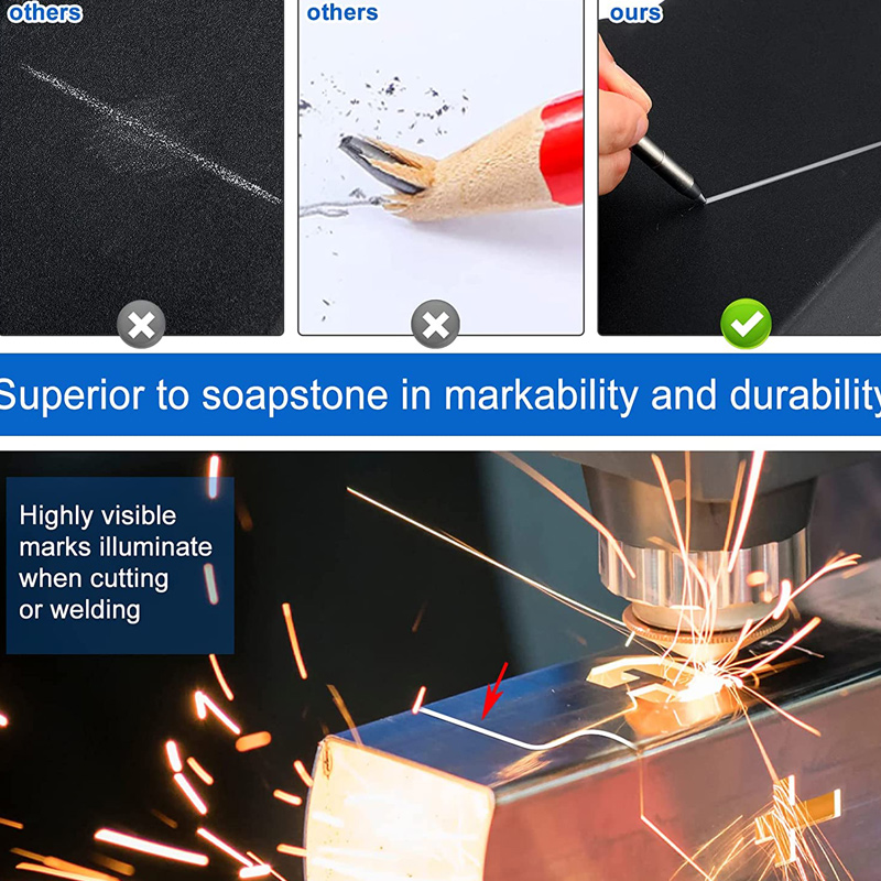 Snekkerblyanter med 2.8mm refiller, langneset, dyp hullspiss, mekanisk tusj, innebygd spisser for trebearbeiding, tegning