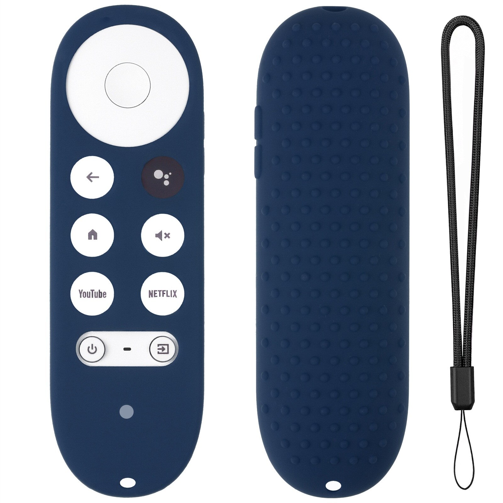 top selling Silicone Protective Case for Chrome-cast with Google TV Remote ShockProof Cover Support and