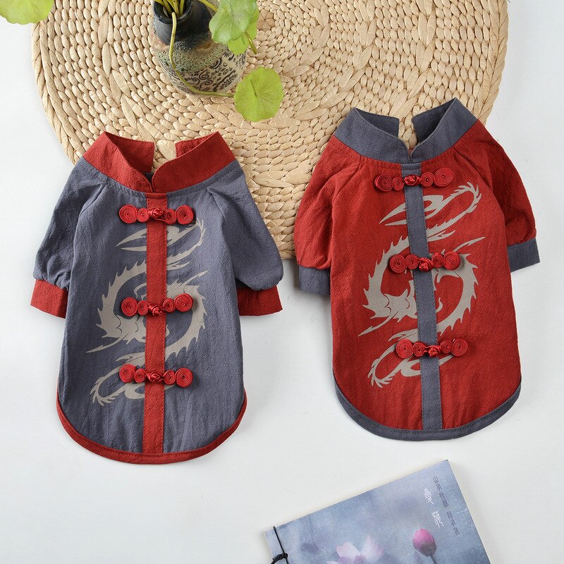 Pet Clothes bulldog ingles Dog Cat Clothes Spring And Summer Lace Print bulldog frances Shirt moletom masculino com capuz