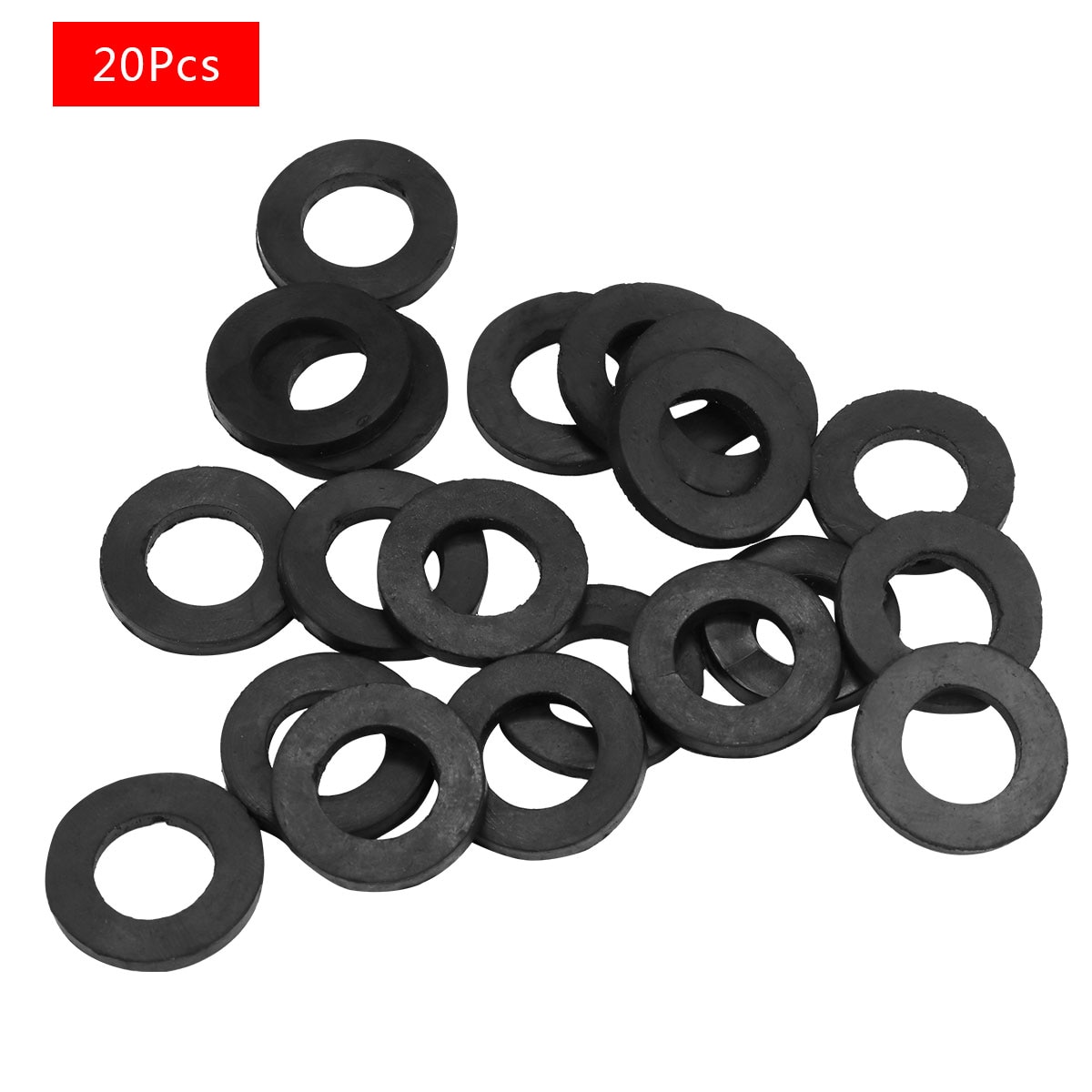 20 Flexibele Rubber Afdichtingen Bad Pijp O-Ringen Douche Slang Pakkingringetjes Duurzaam Ring Pakkingen Voor Douchekop Badkamer accessoires: Default Title