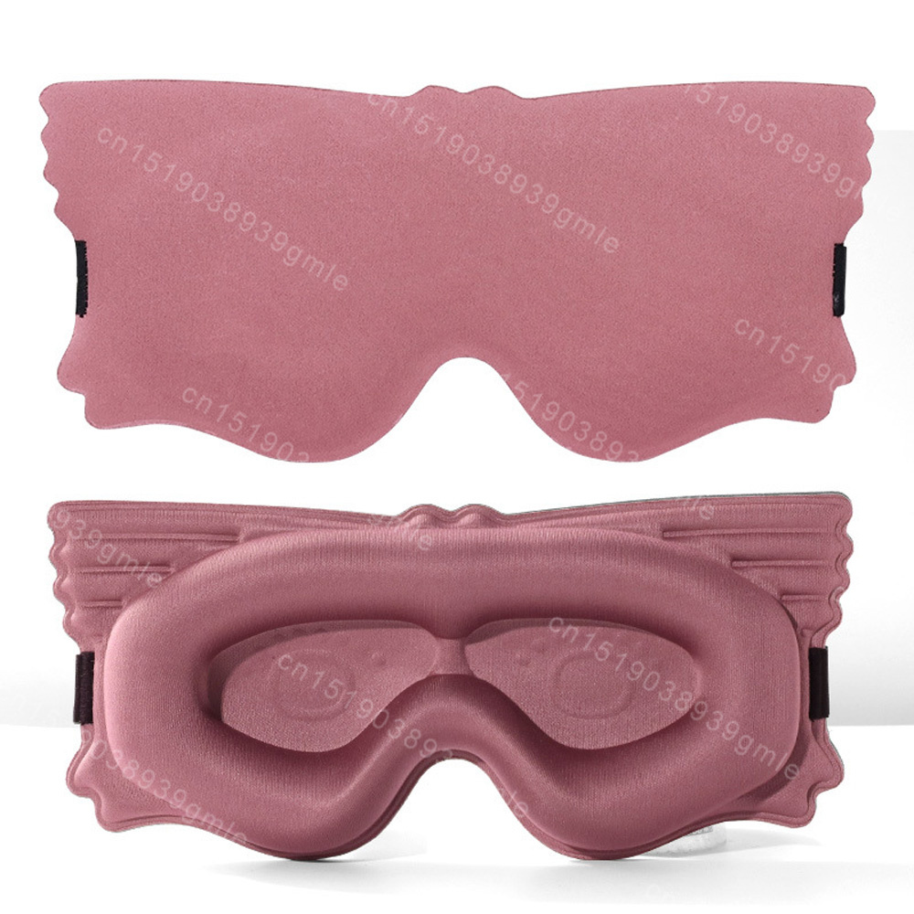 3D Slaapmasker Verduisterend Slapen Oogmasker Ogen Cover Reizen Slaapmasker Draagbare Blockout Licht Slaapmasker Ademende vulling: GRIJS