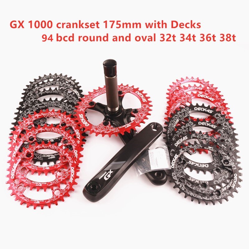 Sram gx 1000, manivela de 175mm con Deckas 94bcd 32T 34T 36T 38T, cadena de bicicleta, MTB de 10 a 11 velocidades