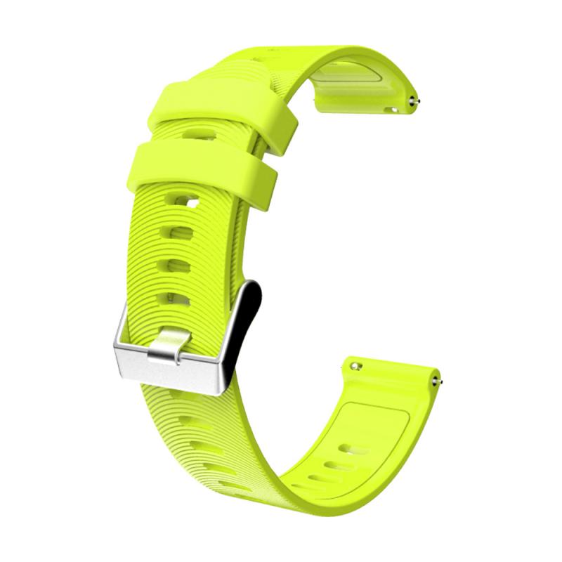 Vervanging Watch Band Sport Siliconen Armband Strap Band Voor Garmin Vivoactive 3 / Forerunner 245 Smart Horlogeband Accessoires: Lime