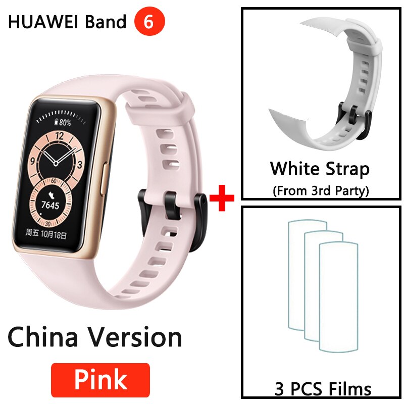 HUAWEI BAND 6 Smartband 6 Blood Oxygen 1.47" AMOLED Long Battery Life Fast Charging Heart Rate Monitoring