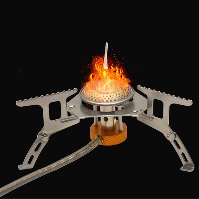 Portable Mini Barbecue Grill Outdoor Stove Compact Camping Hiking Fishing Gas Heater Cooker Tool