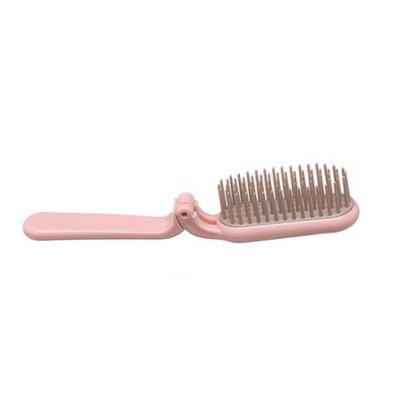 foldable portable Pet grooming comb travel soft tooth small comb cat and dog hair removal comb for long and short hair: P
