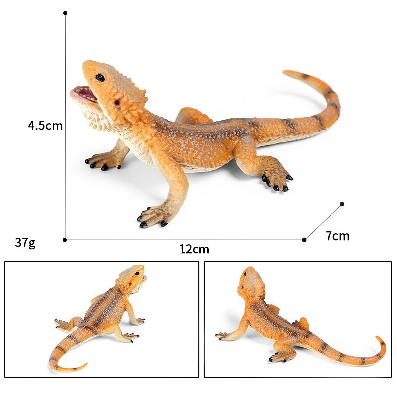 Simulation Animal Model Halloween Decoration Tricky Toy Lizard Cold-Blooded Reptile PVC Animals Action Figures Children's: 14