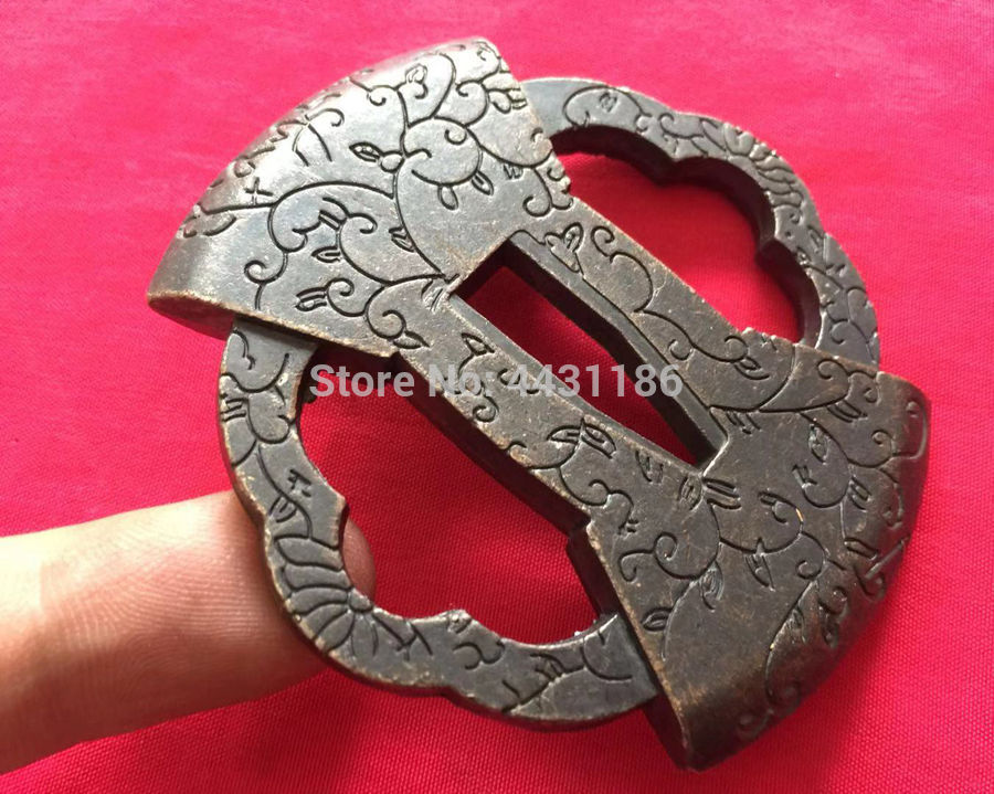 Alloy Tsuba Guard For Japanese Samurai Katana Sword Wakizashi Handmade Fittings Nice Metal Crafts