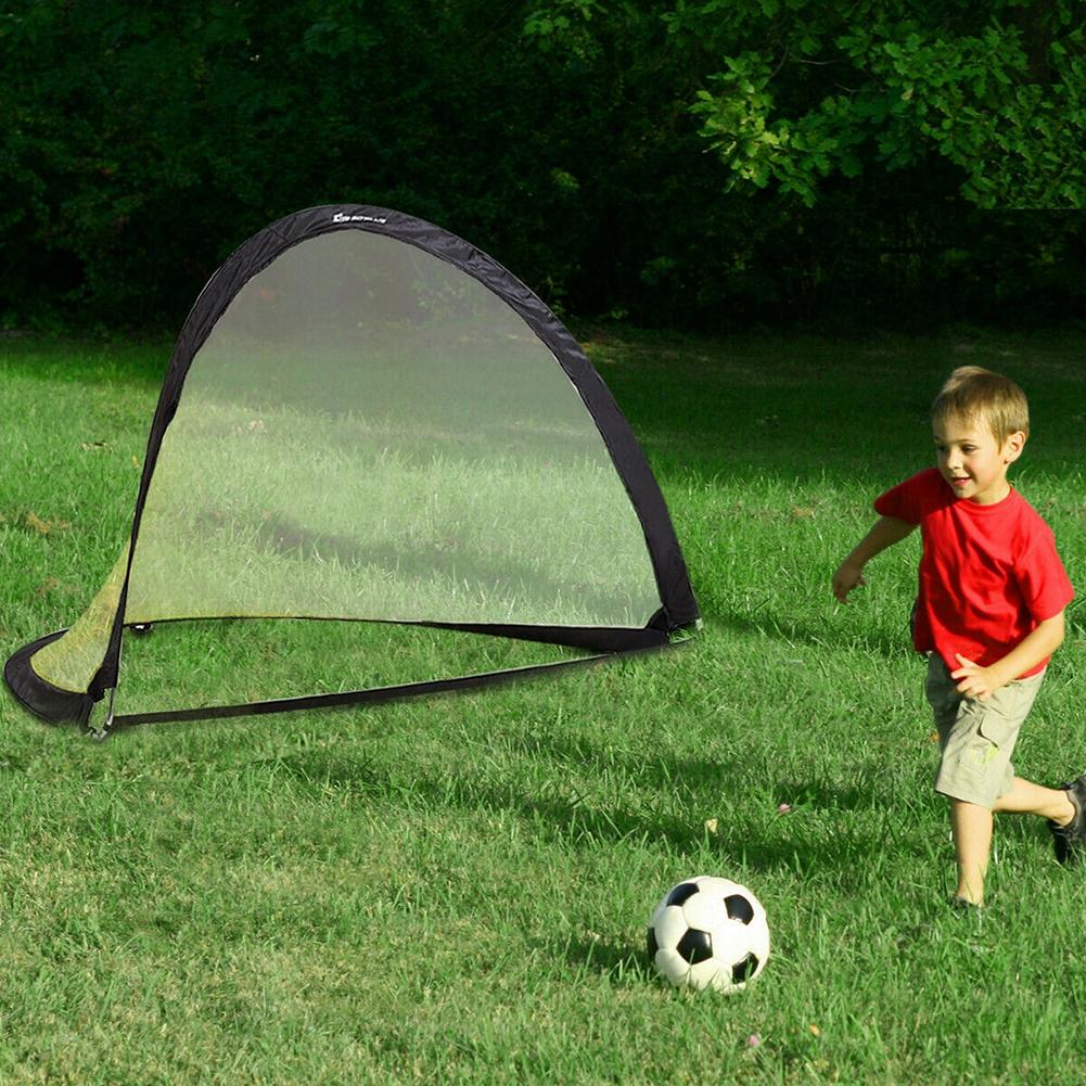 Calcio pieghevole rete di rimbalzo porta cancello di calcio pratica di rimbalzo maglia Golf Baseball Hockey tiro-assistenza attrezzature per l&#39;allenamento aiuto