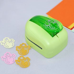 Super Large Size Shaper Punch Craft Scrapbooking star butterfly flower love heart Paper Puncher DIY tools 1pc: Light Green