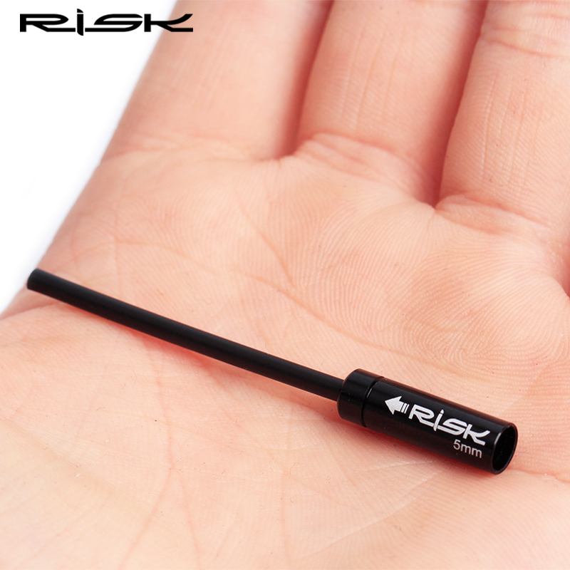 Risico 10 Stks/partij Universele 4Mm/5Mm Mtb Racefiets Fiets Brake Shift Kabel Nosed End Cap Lijn/Draad Buis Stofdicht Mouw Aluminium