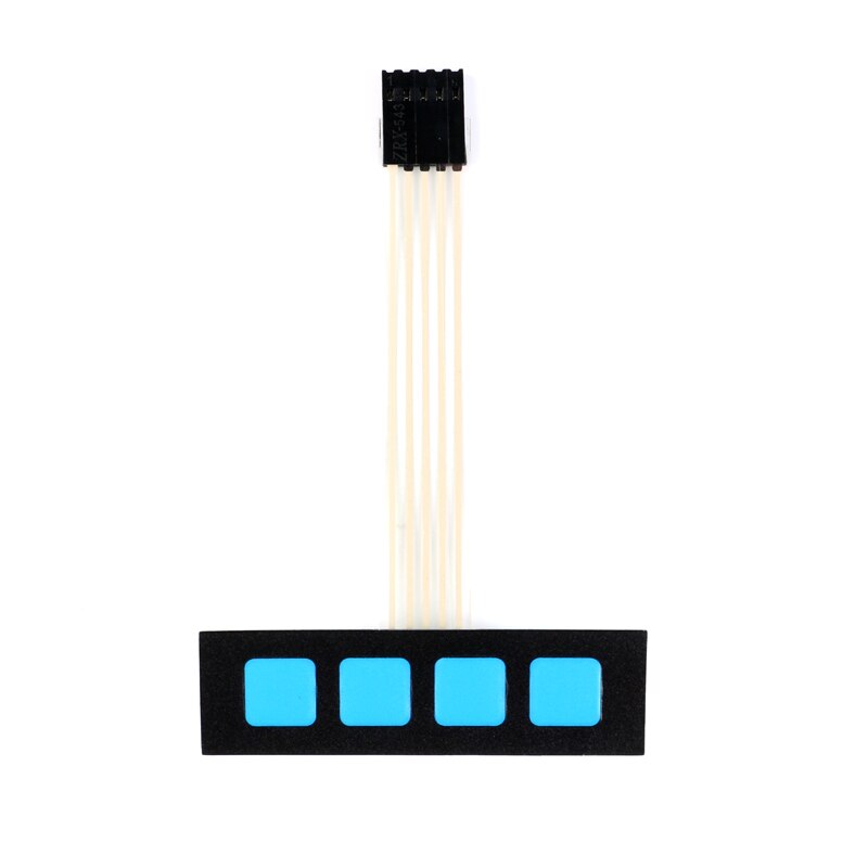 1 2 3 4 12 16 20 Key Button Membrane Switch 1x4 3x4 4x4 4x5 Keys Matrix Array Keyboard Keypad Control Panel DIY Kit For Arduino: 4 key without words