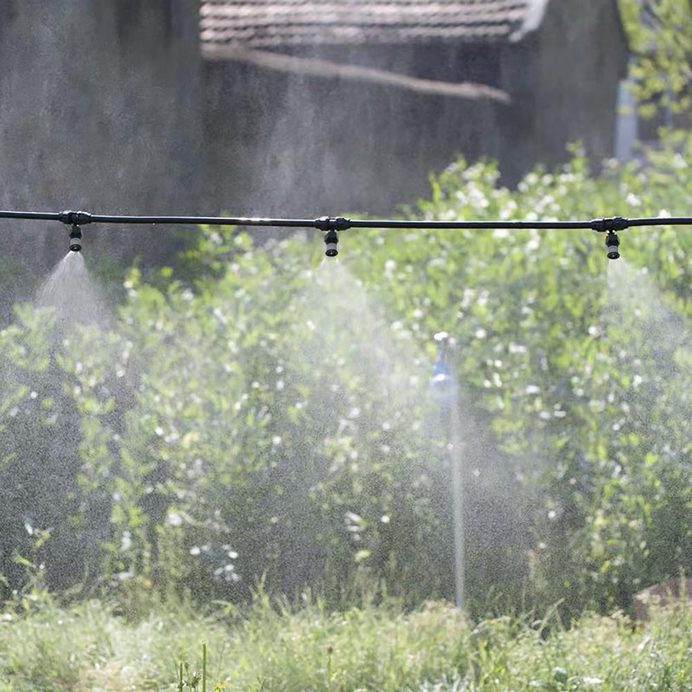 1/2 zoll DN15 Mikro sprühen Einstellbare Automatische Bewässerung sprühen Düse Kunststoff 180 Grad Streuung Zerstäubung Düse für Garten