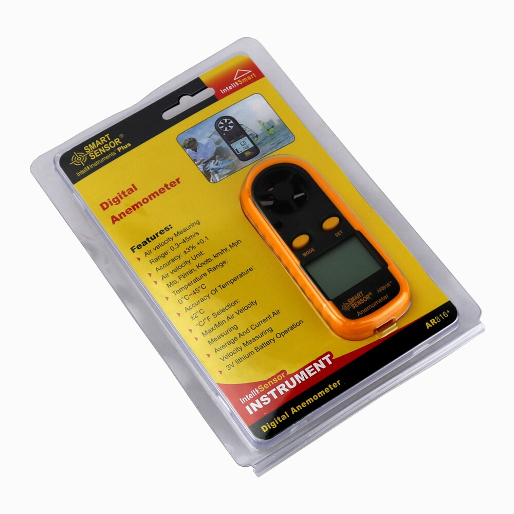 Goedkope Prijs Air Anemometer Velocity Meter Digitale Windsnelheid Meten Apparaat