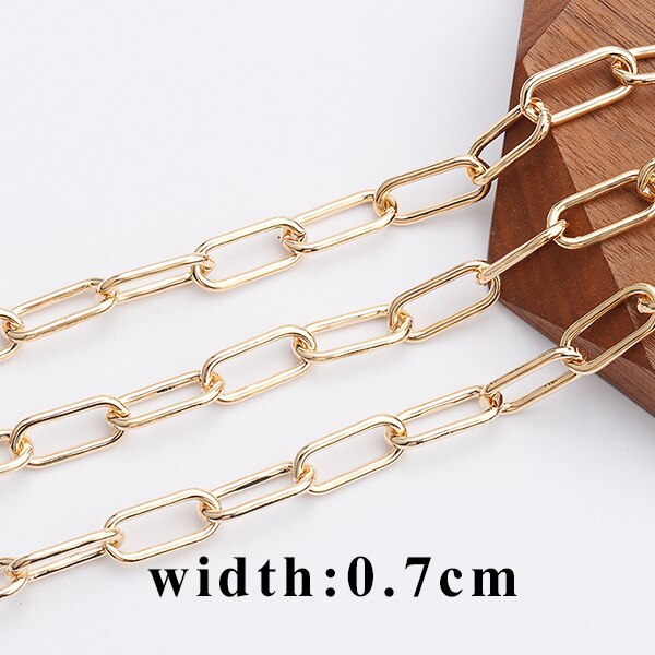 YEGUI C126,jewelry accessories,diy chain,18k gold plated,0.3 microns,hand made,diy bracelet necklace,jewelry making,1m/lot: C12606