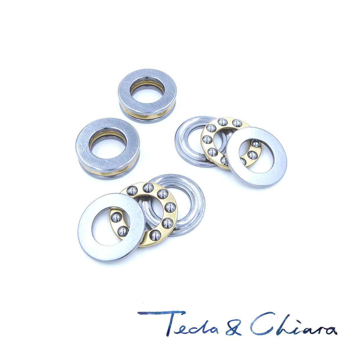 1 pieza F4-10M 4x10x4mm rodamiento Axial de bolas 3-partes * 3-en-1 plano de