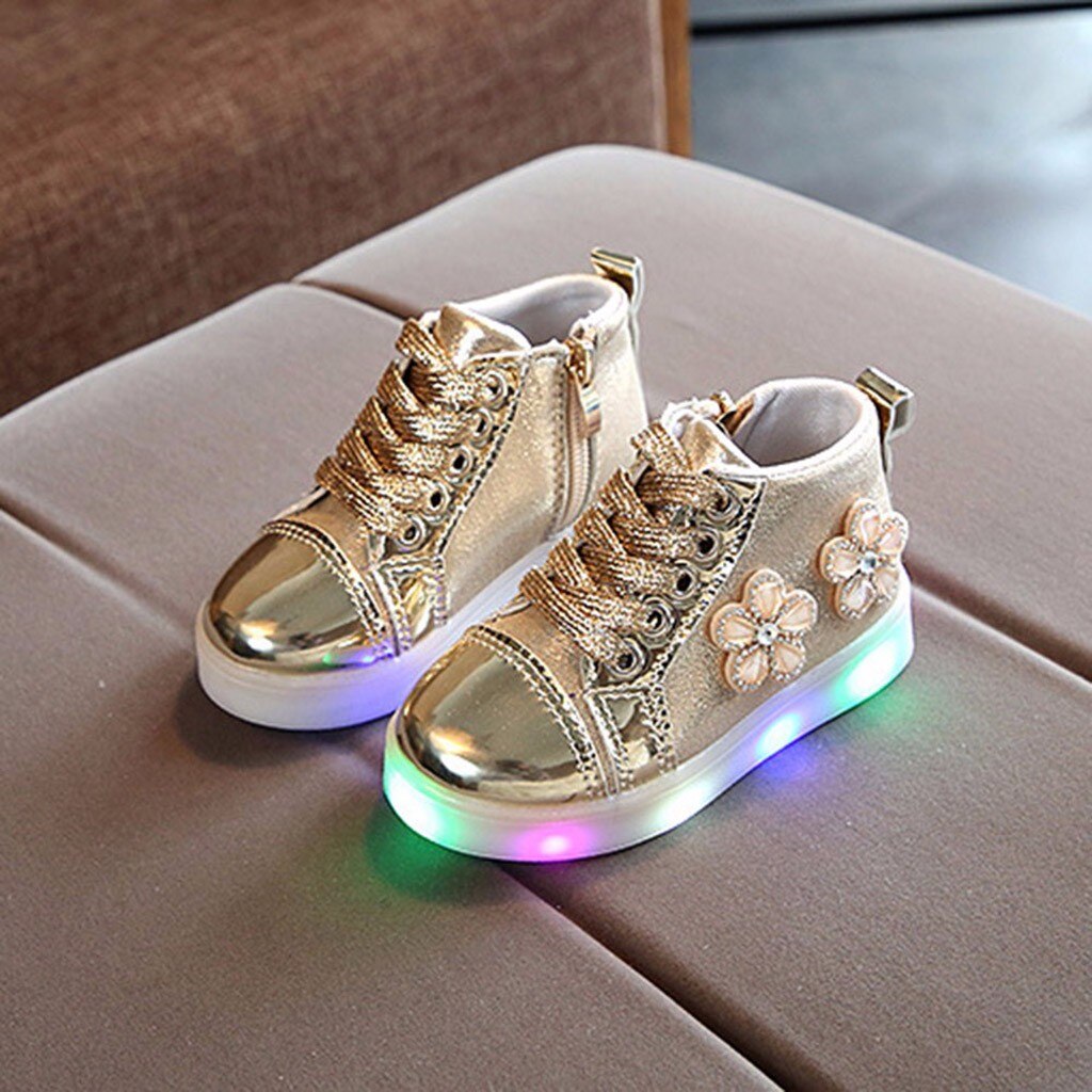 Jaycosin Mode Led Laarzen Meisjes Meisjes Gloeiende Sneakers Lichtgevende Zool Kids Stijlvolle Leuke Enkellaarsjes Lente Herfst Schoenen