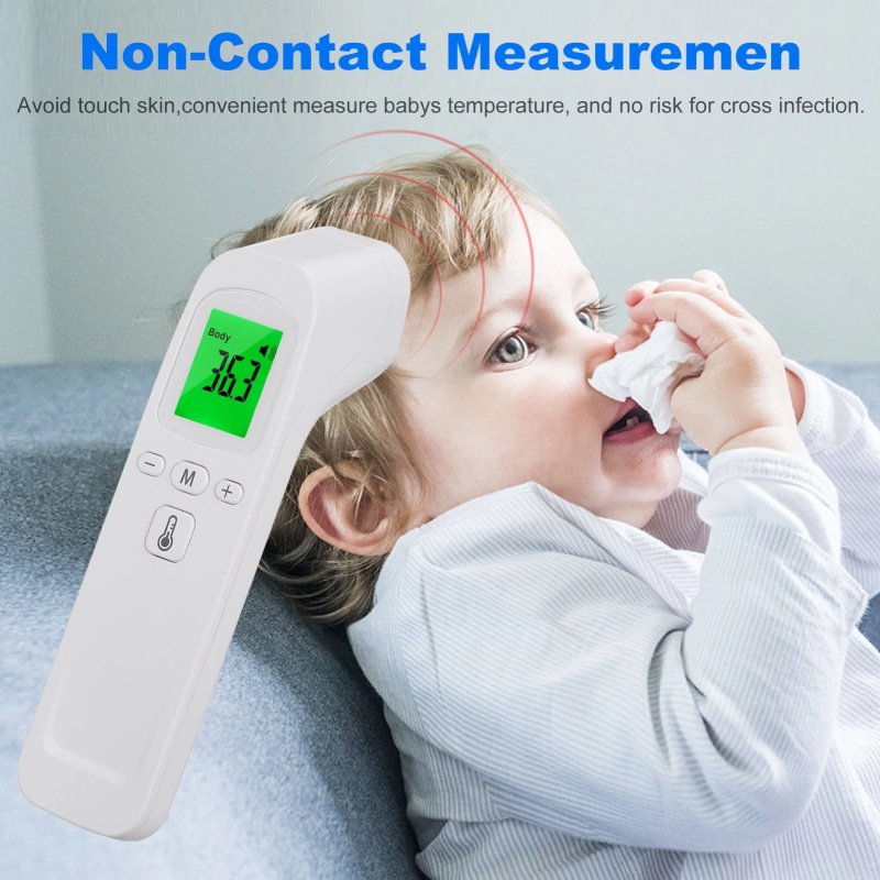 Digital Forehead Thermometer Electronic Contactless Clinical Accuracy Non-contact Temperature Meter For Adult and Child